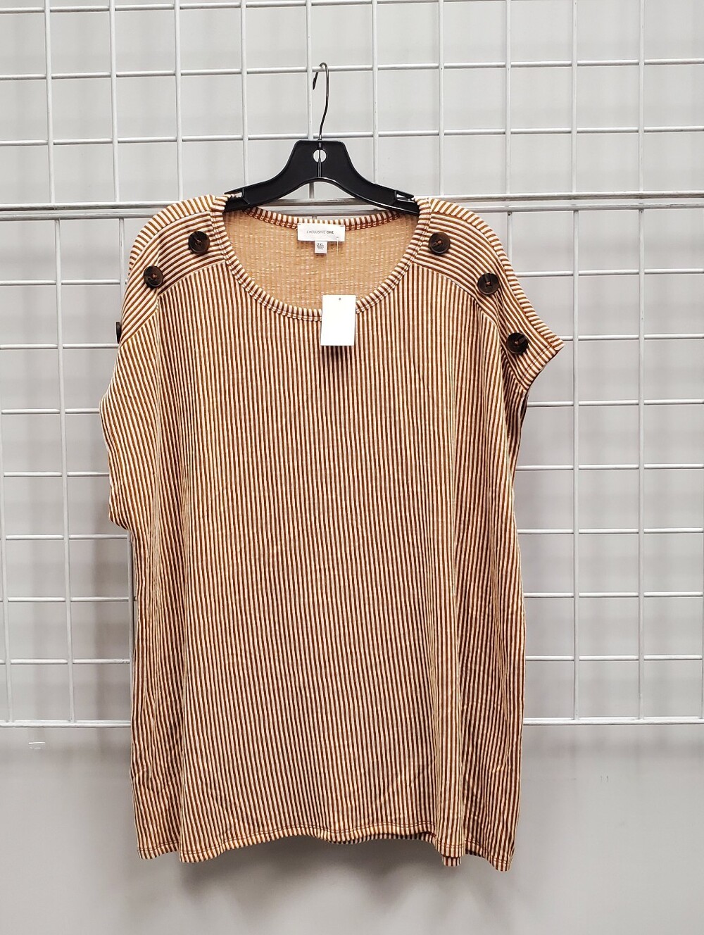 Button Shoulder Top